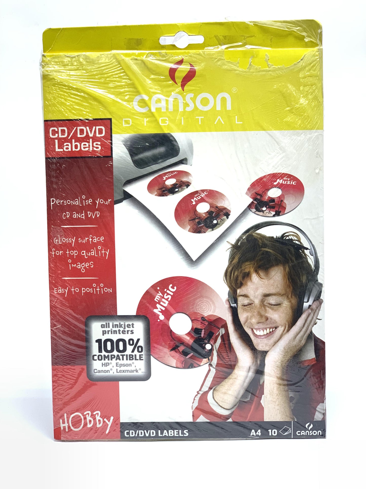 canson digital cd dvd labels 10 sheets