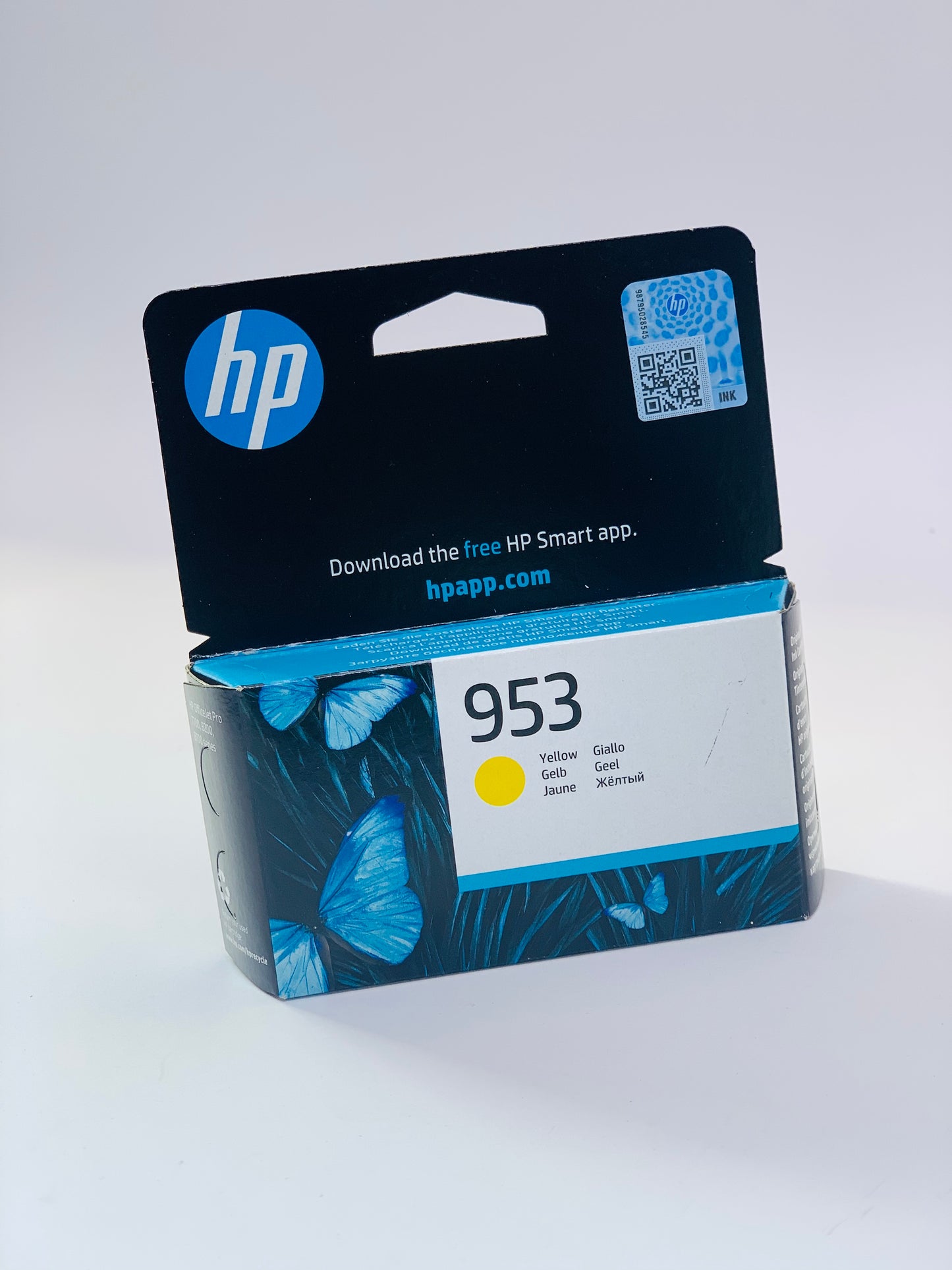 خرطوشة حبر أصلية HP 953 باللون الأصفر 