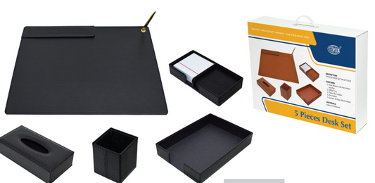 5 PIECES DESK SET FSDS221BK