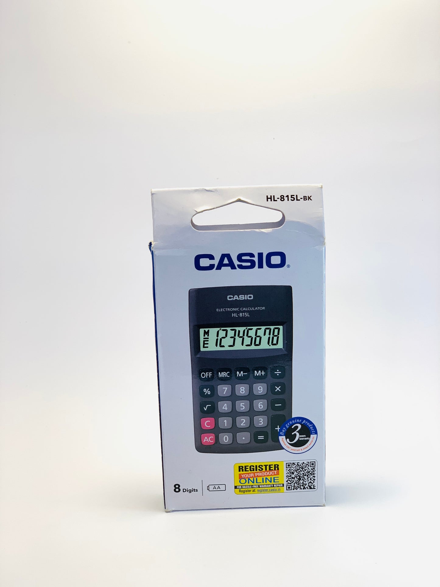 Casio HL-815l-BK 8 digits calculator