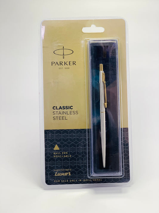 PARKER PEN VECTOR STAINLESS STEEL