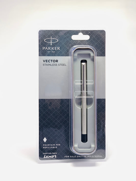 PARKER VECTOR STAINLESS STEEL SILVER EST-1888