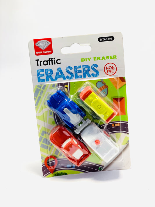 TRAFFIC DESIGN PENCIL ERASER