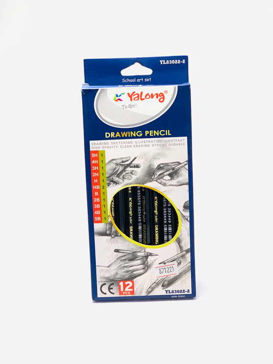 YALONG DRAWING PENCIL BLUE PACK