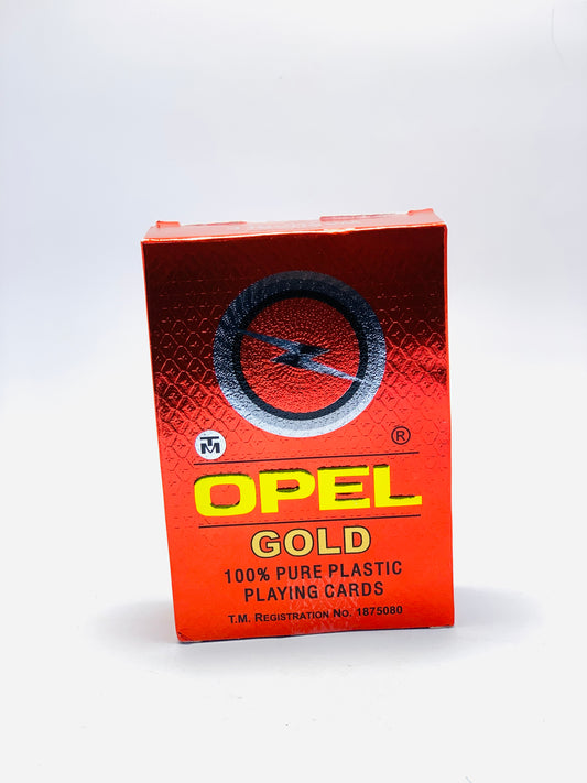 OPEL GOLD PLAYING CARD