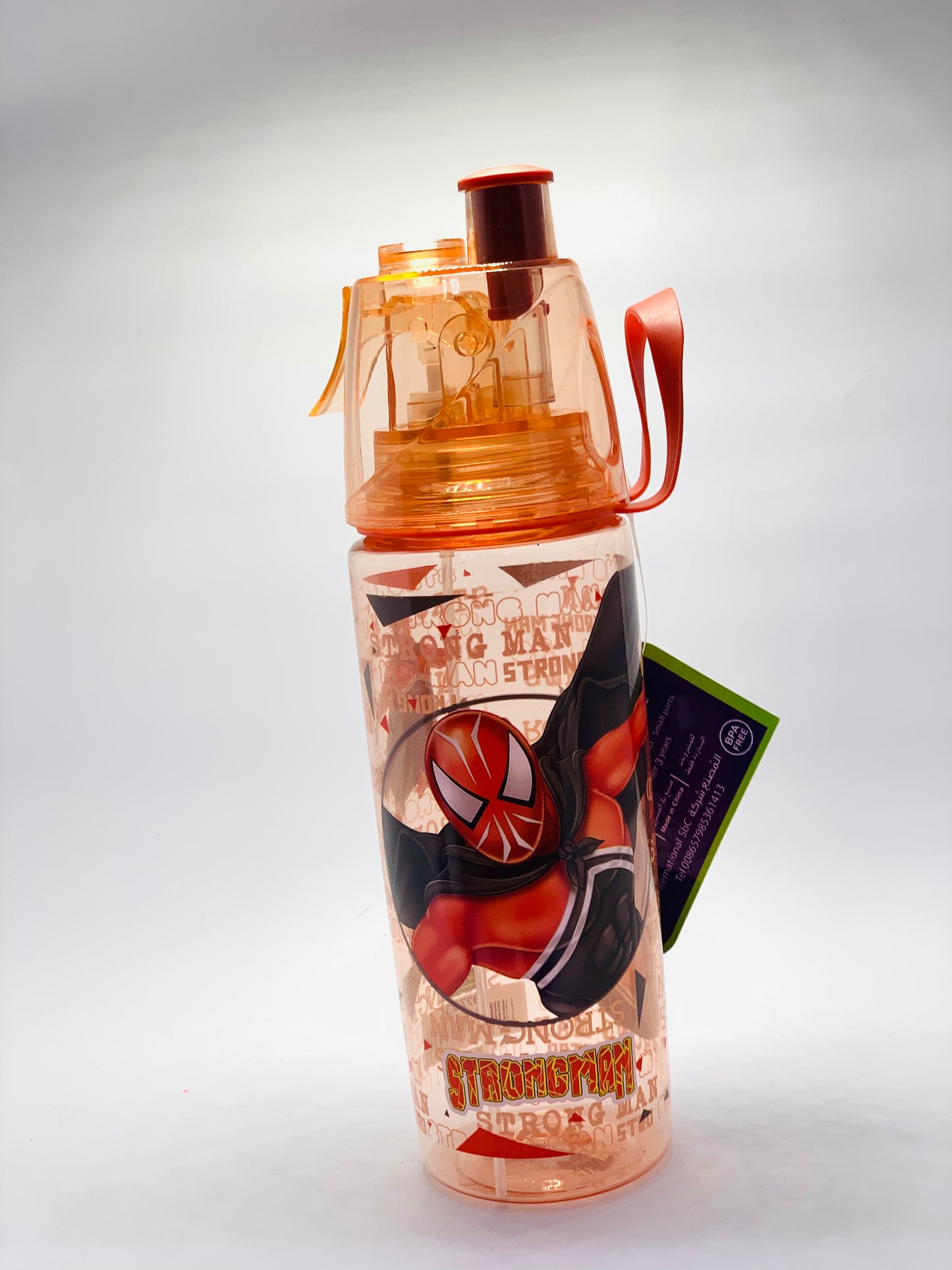 SBC WATER BOTTLE SPIDERMAN DESIGN 4927-234