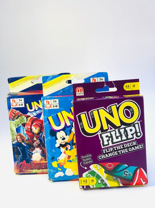 UNO CARD 7+ assorted each