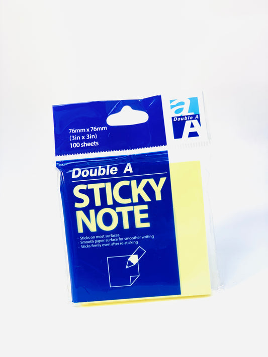 STICKY NOTES YELLOW 3X3