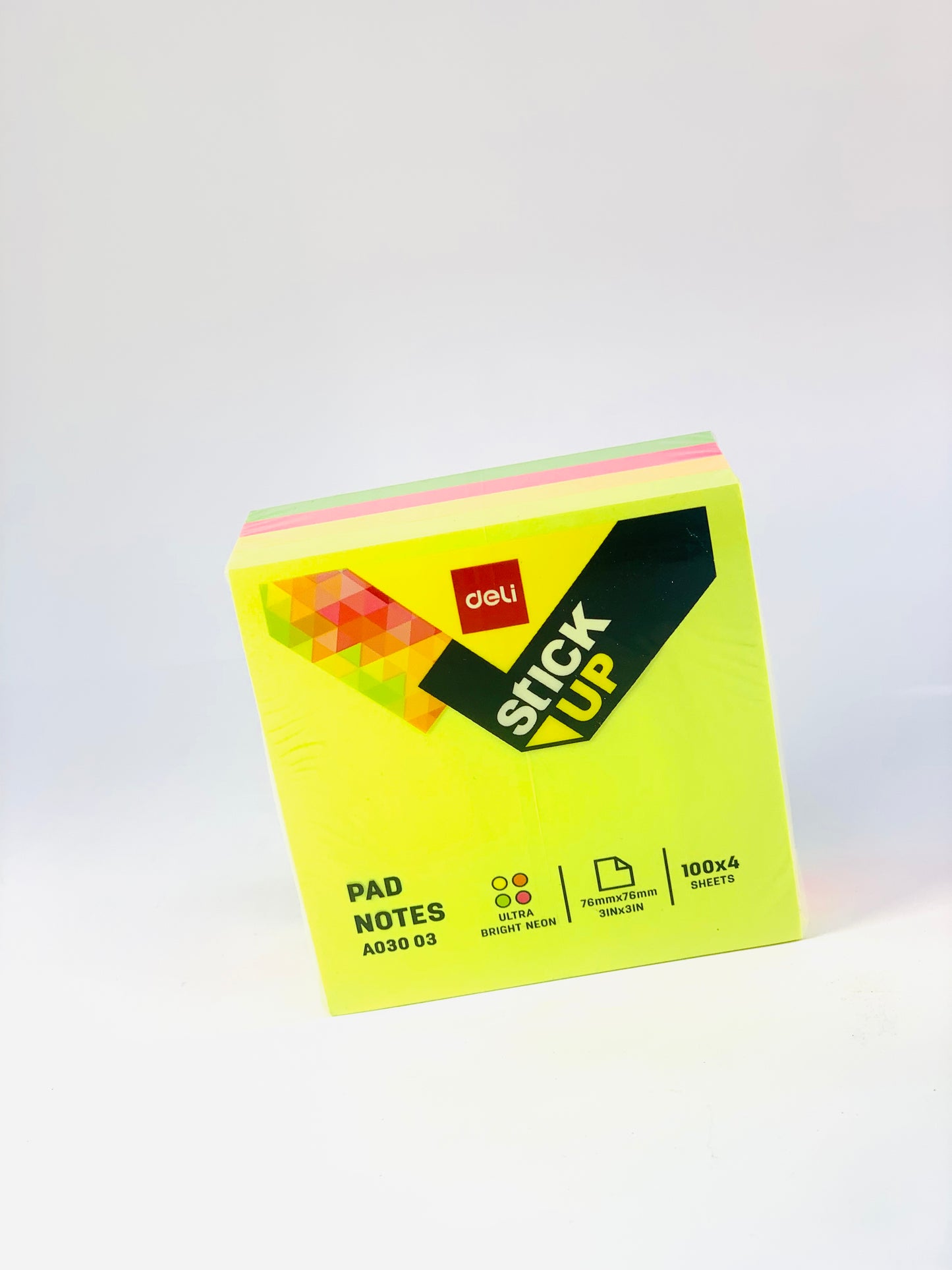 DELI STICKY NOTES 3X3 MULTI COLOR