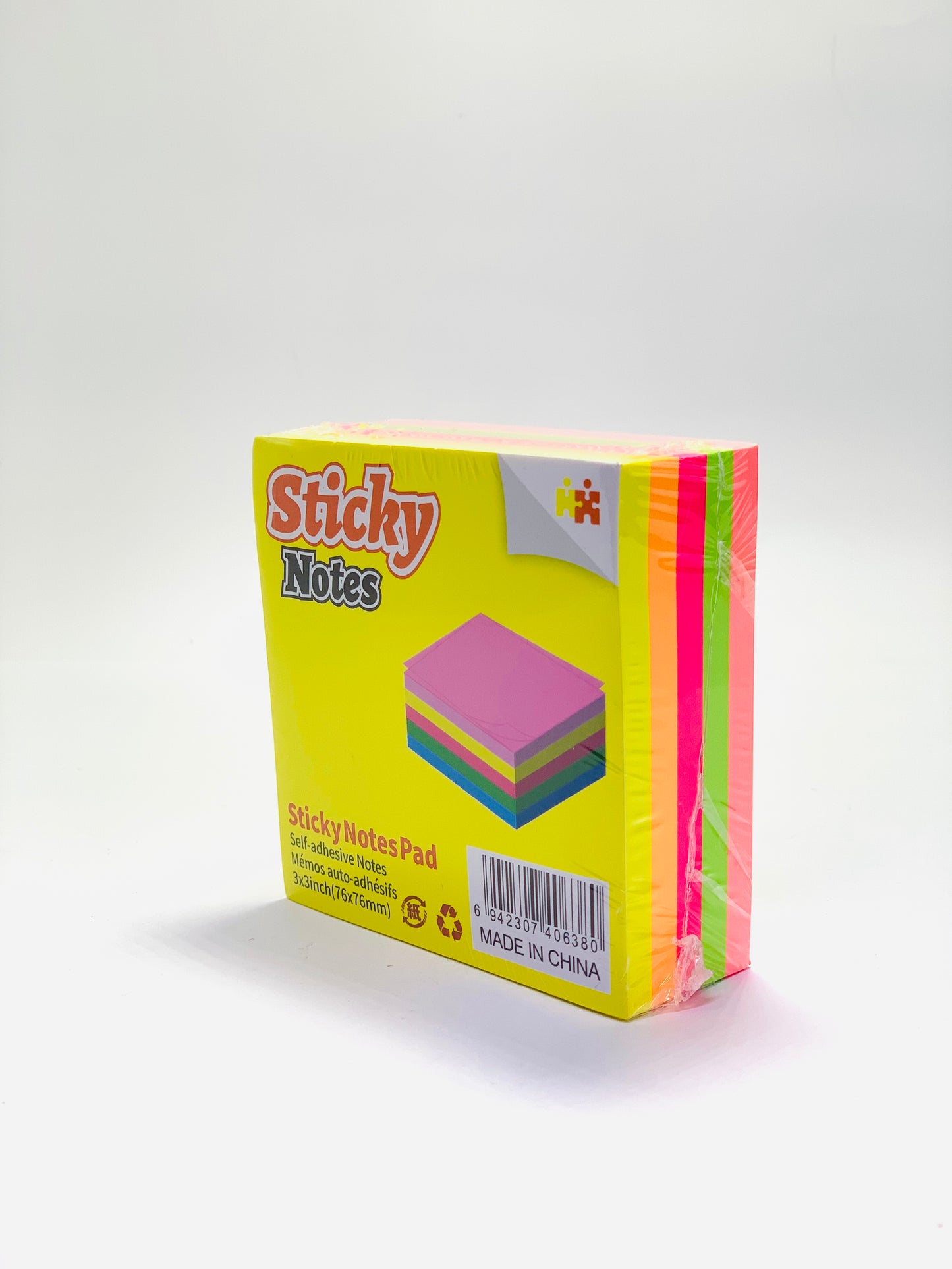 STICKY NOTES 3X3 MULTI COLOR