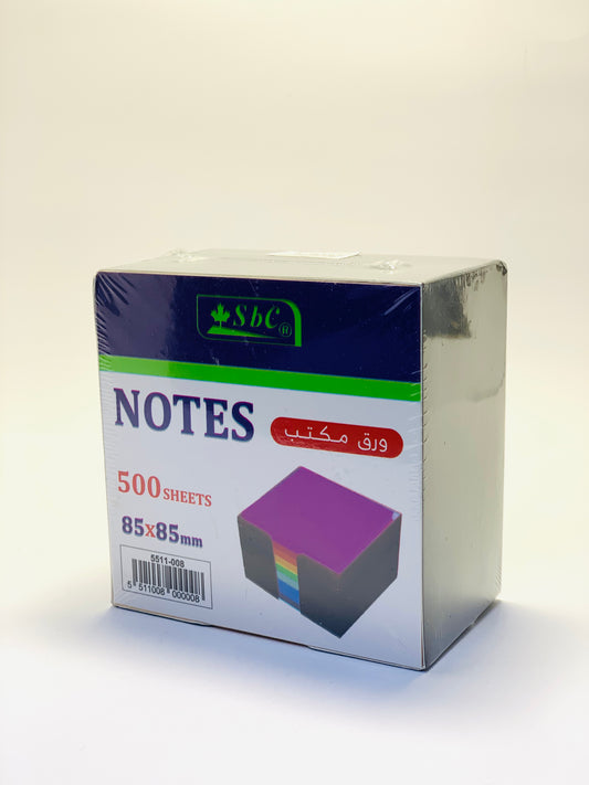 SBC NOTES 85MMX85MM 500 SHEETS 5511-008