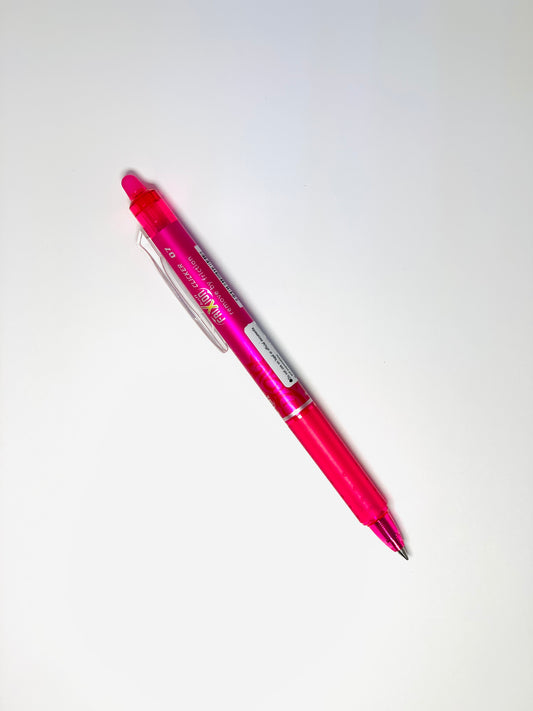 PILOT FRIXON ERASABLE PEN CLICKER PINK