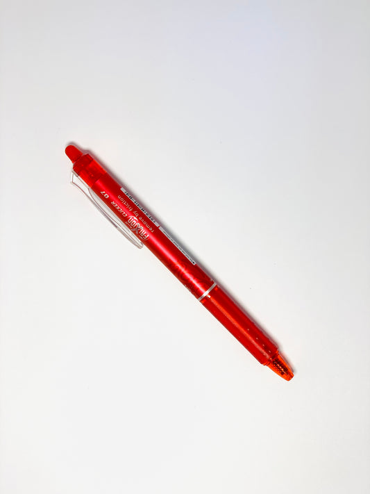 PILOT FRIXON ERASABLE PEN CLICKER ORANGE