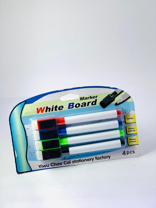 WHITE BOARD MARKER WITH MAGNET 1X4