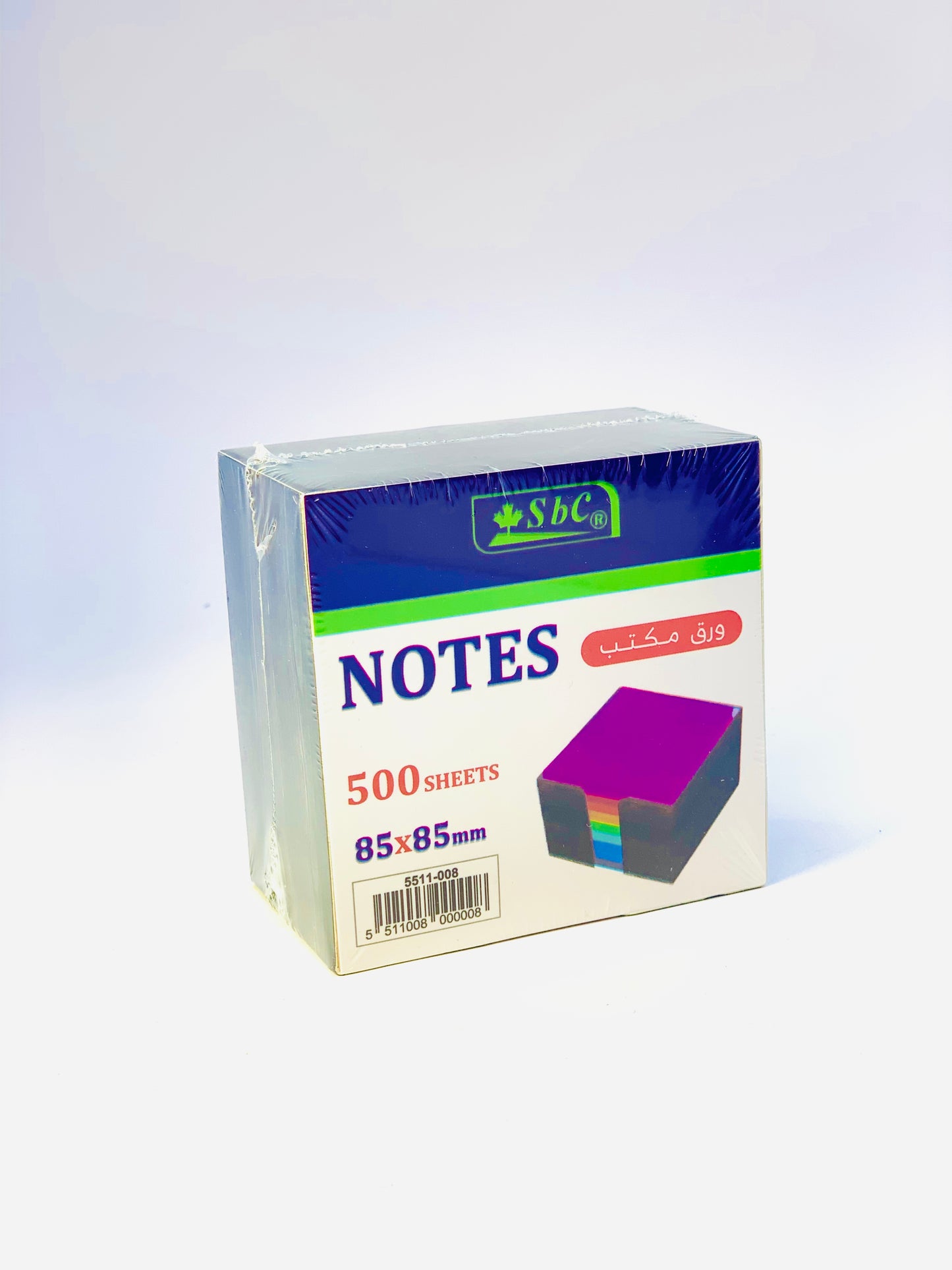 SBC NOTES 500 SHEETS 85X85 MM