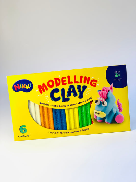 NIKKI MODELING CLAY 6 COLORS