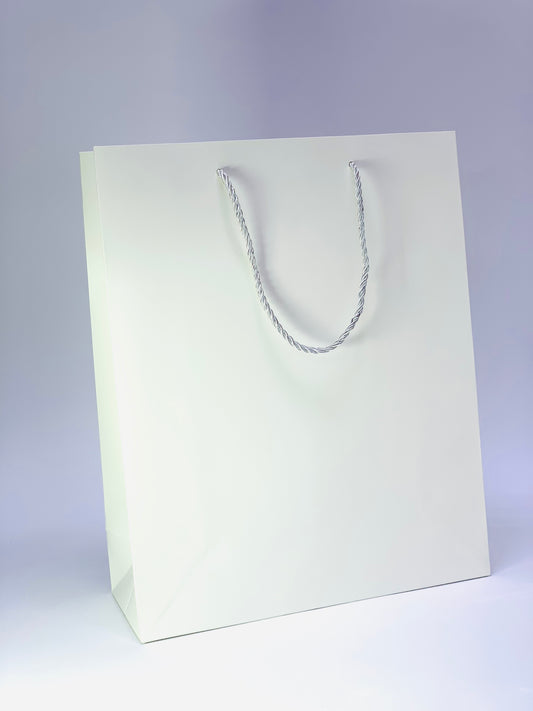 GIFT BAG WHITE 30X20 CM