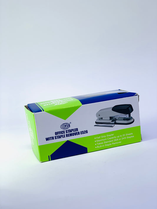 FIS OFFICE STAPLER WITH STAPLE REMOVER E526