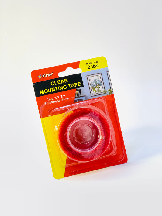 CLEAR MOUNTING TAPE 2LBS