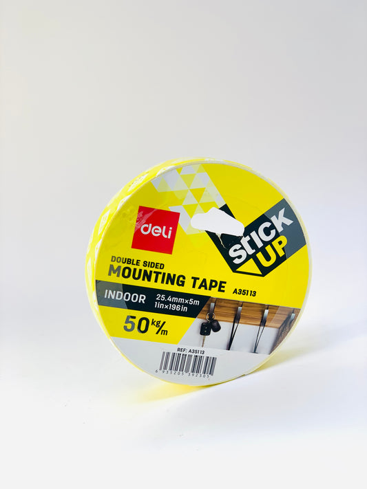 DELI MOUNTING DOUBLE SIDED TAPE 24MMX5MM