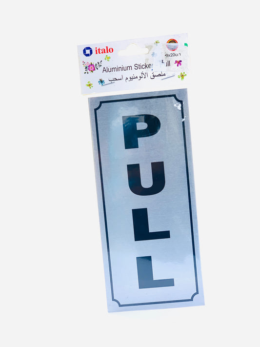 ITALO PULL STICKER SILVER