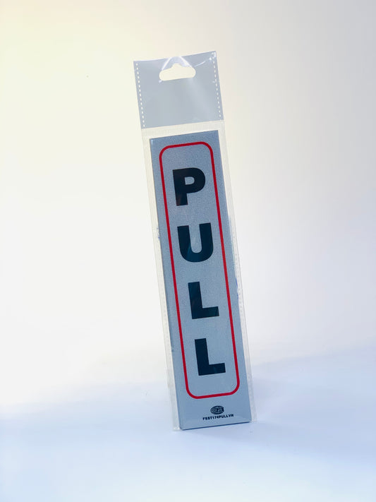 FIS PULL STICKER SILVER