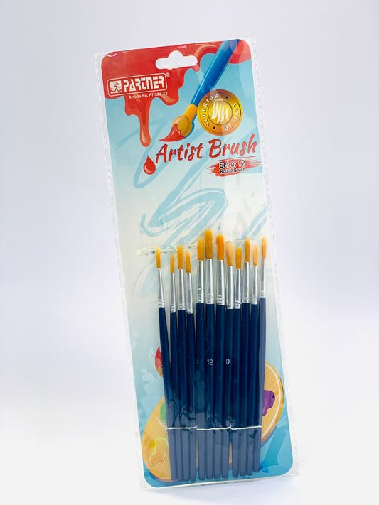 PARTNER ARTIST BRUSH SET OF 12 PT256-12