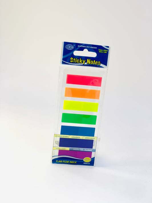 FIS STICKY NOTES 12MMX45MM 0.5INX1.8IN