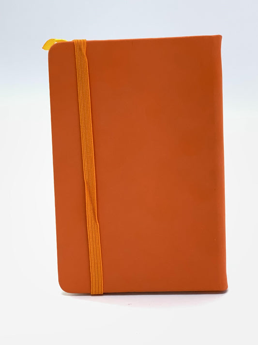 A5 DIARY SINGLE LINE ORANGE COLOR  COVER