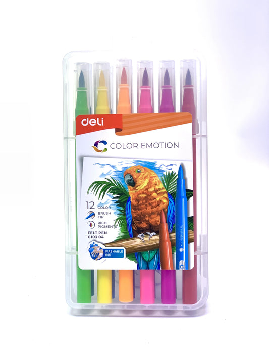 DELI COLOR EMOTION  1X12 FELT PEN C103 04