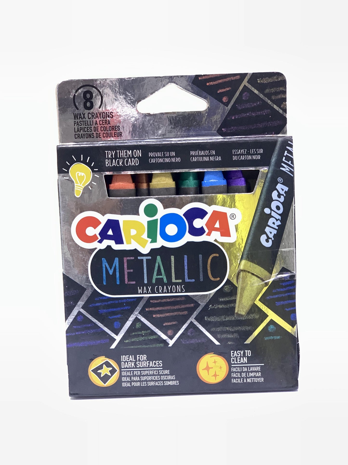 CARIOCA METALLIC WAX CRAYONS