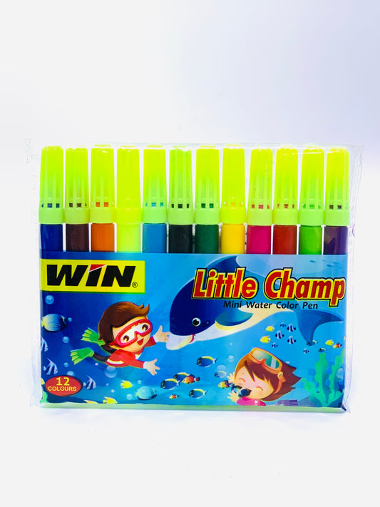 WIN LITTLE CHAMP WATER COLOR PEN 1X12