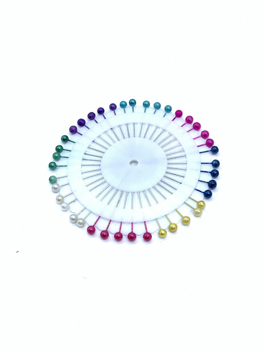 colour Ball Head Straight Hijab Pins