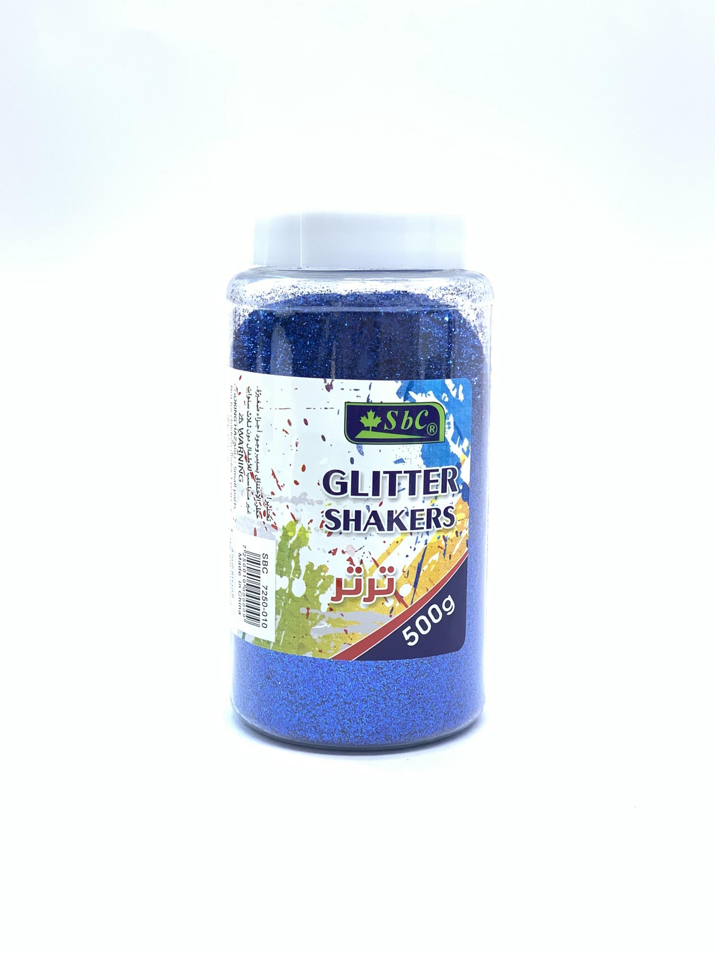 BLUE  GLITTER SHAKERS 500G