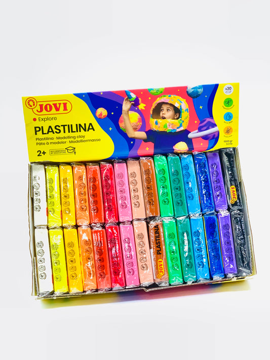 Jovi Plastilina Modelling Clay 30 Colors X 50Gm (15Colors 2)