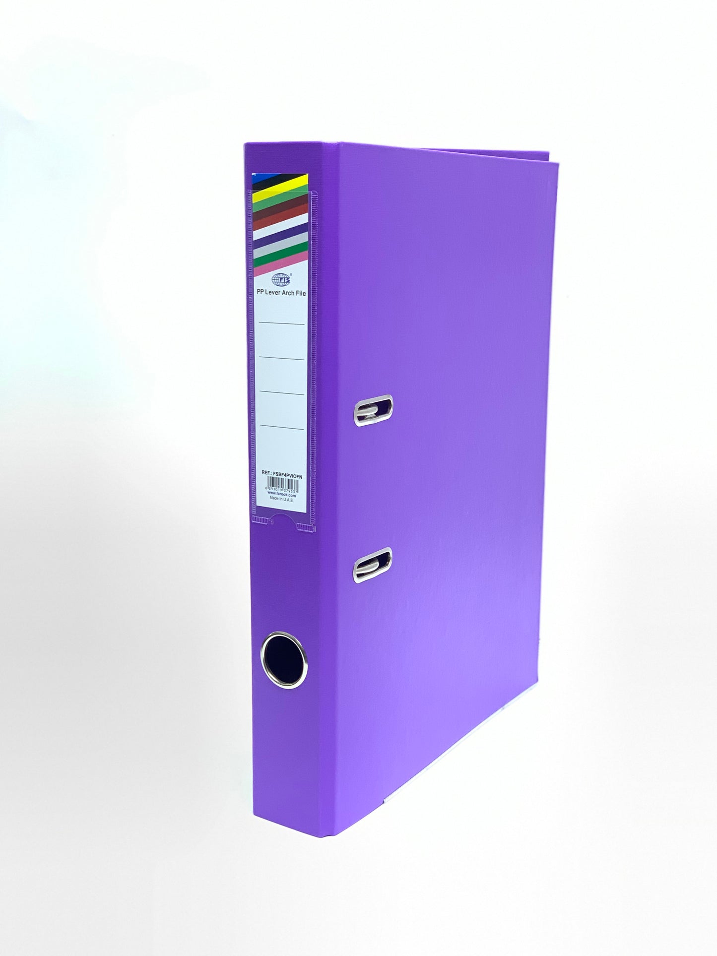 FIS NARROW BOX FILE PURPLE COLOR  21X29.7CM