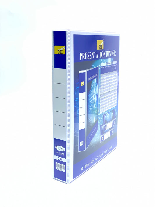 PSI PRESENTATION RING BINDER 40  MM 2 RING (205)