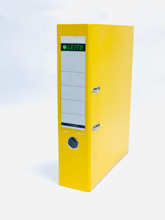 LEITZ BOX FILE YELLOW A4 SZE