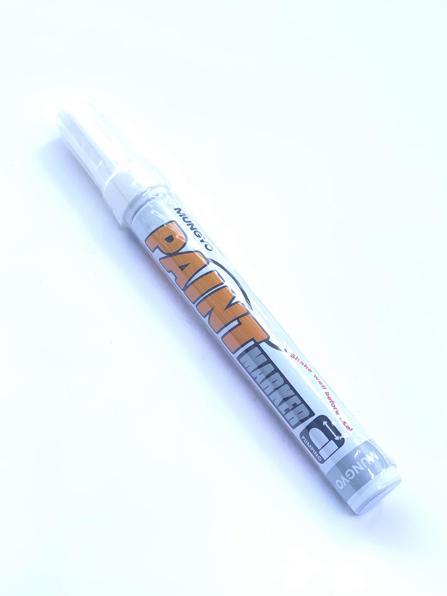 WHITE PAINT MARKER BULLET TIP