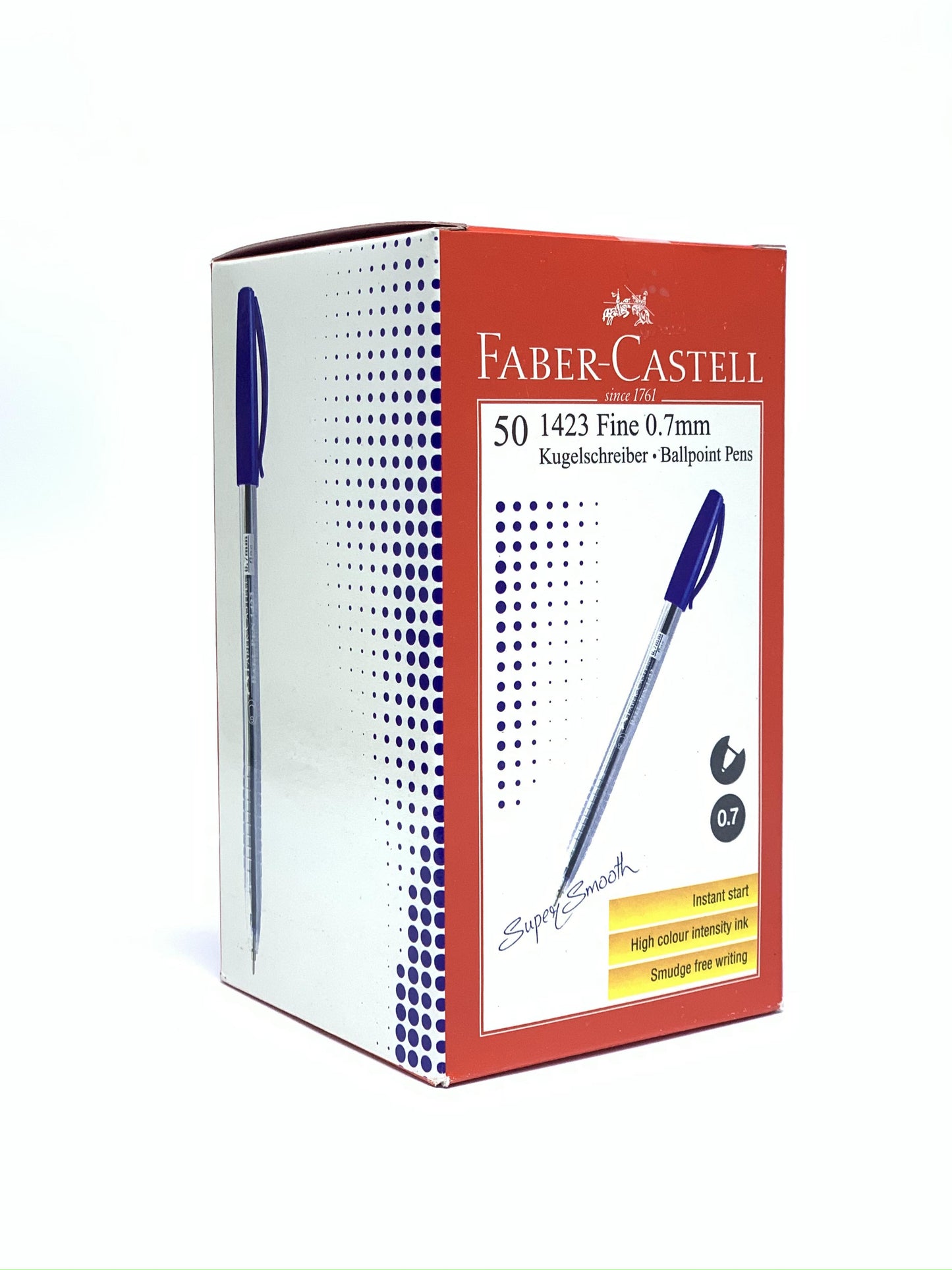 FABER CASTEL BALL POINT PEN 0.7 BLUE 1X50