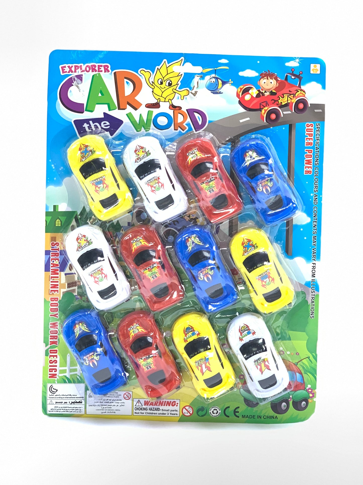 EXPLOR CAR THE WORD TOYS 1X12 FOR KIDS