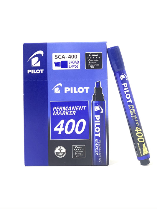 PILOT ACA- 400 FINE FIN  PERMANENT MARKER BLUE BOX x 12 PCS