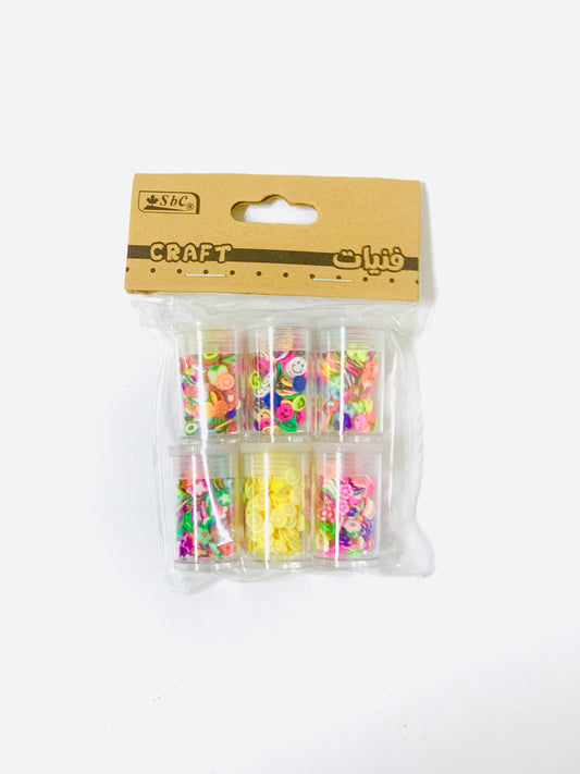 CRAFT BEADS 6PCS