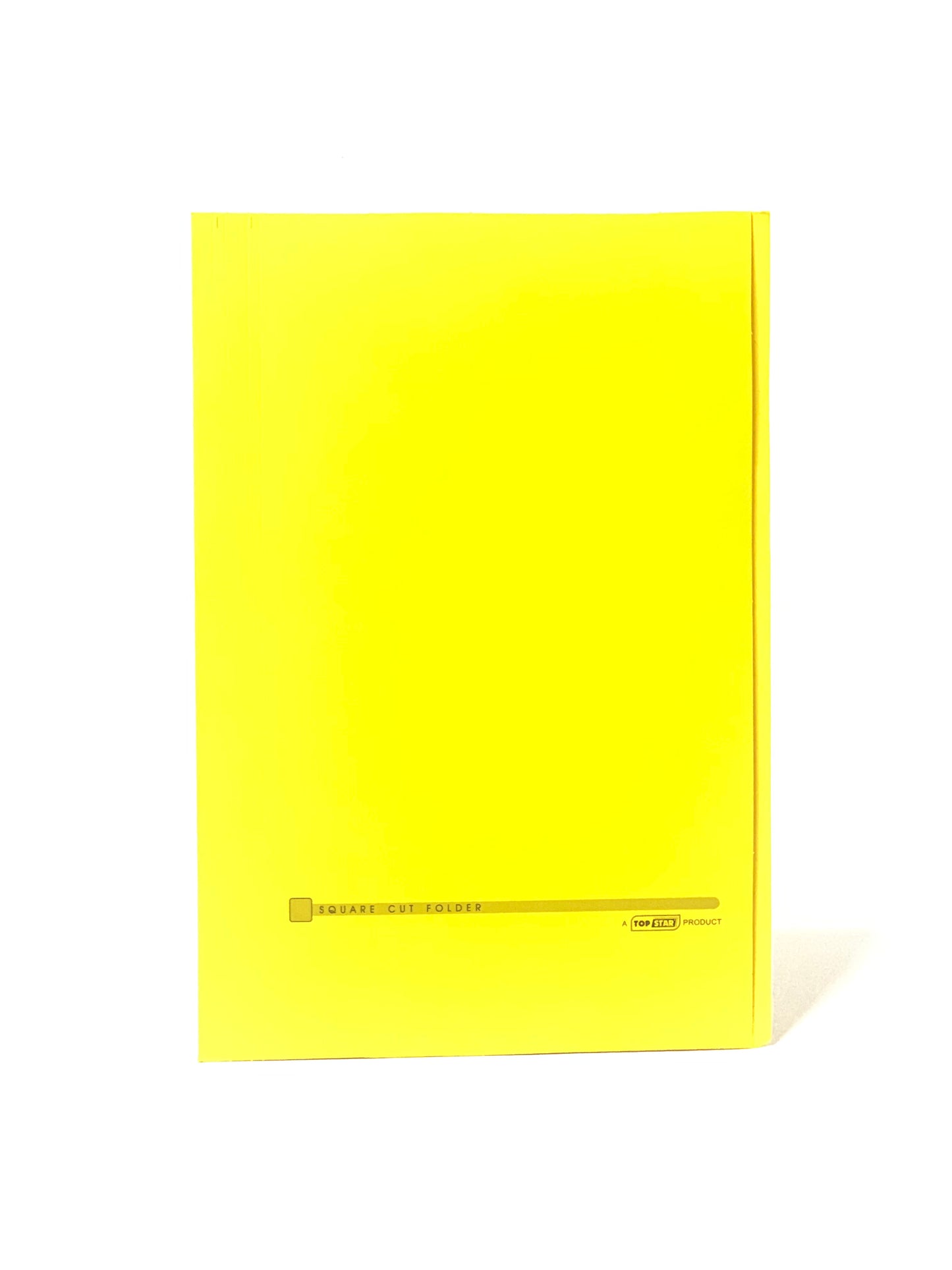 Square cut folder fullscape size yellow