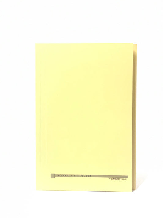 Square cut folder Fullscape Yellow