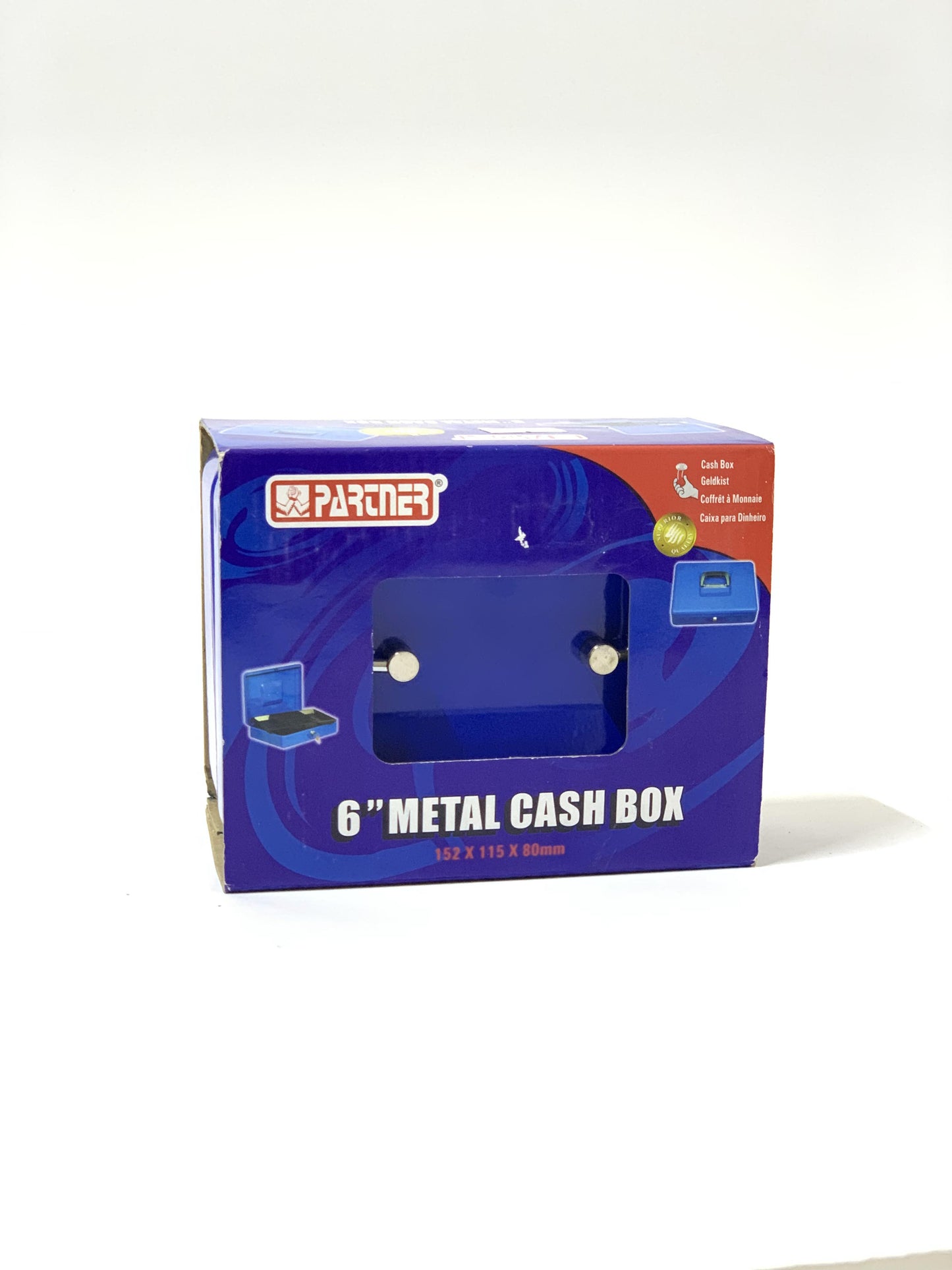 PARTNER 6'' METAL CASH BOX