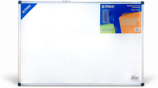 WHITE BOARD (60X90) MAGNETIC SINGLE SIDE