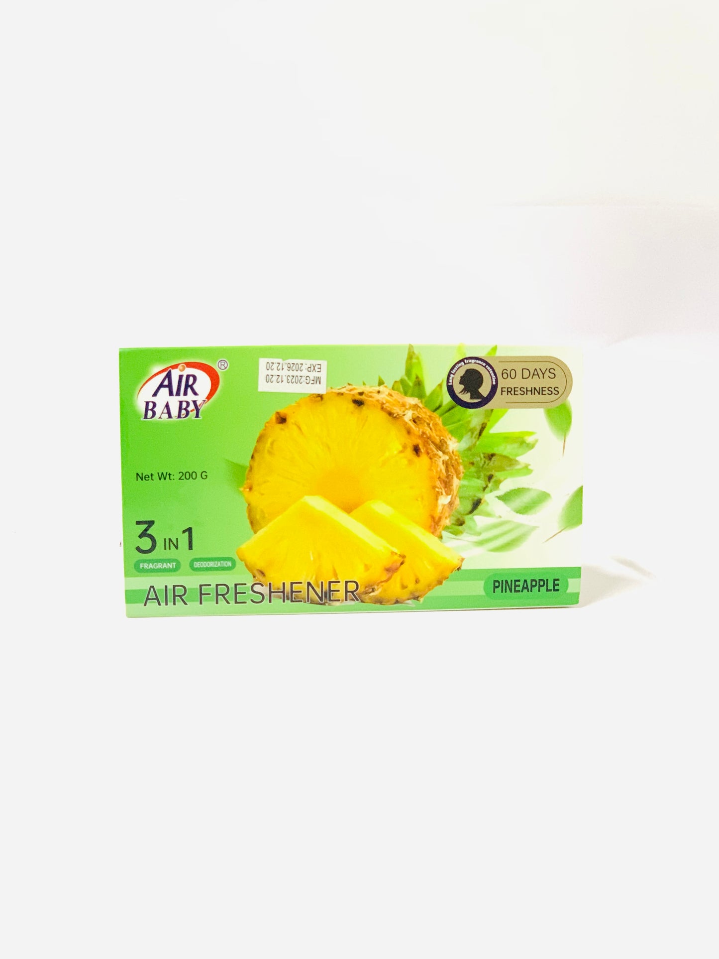 AIR BABY 60 DAYS FRESHINESS 200G AIR FRESHENER PINEAPPLE