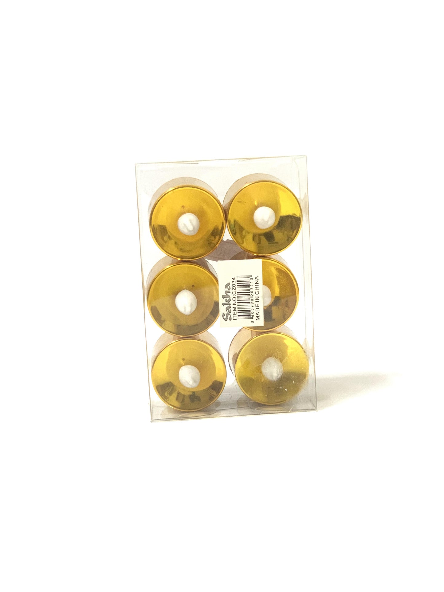 LET GOLD CANDLE 6PCS