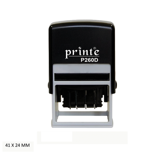 CUSTOMIZE STAMP PRINTE P260D   STAMP 41X24  MM